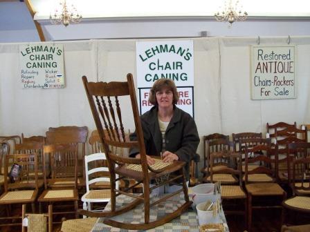 Lehman's Chair Caning Display