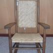 Antique Highback Porch Rocker with flat reed R0008